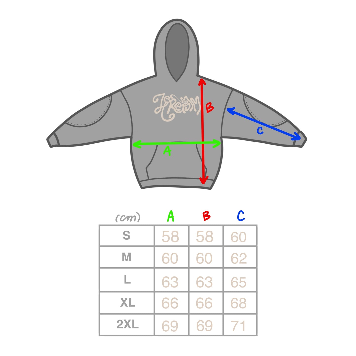 ELEPHANT HOODIE - grey